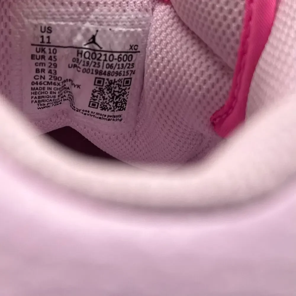 Jordan Stadium 90 Low TD Pink White Football Cleats HQ0210-600 Men's Size 11